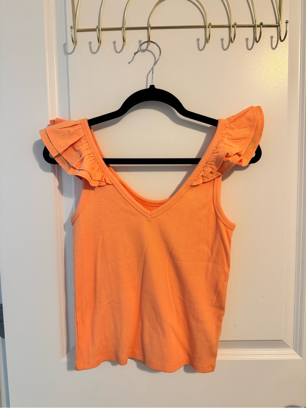 Old Navy Ruffle Sleeve V-Neck Tank Top